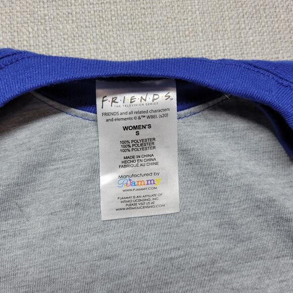 Pjammy FRIENDS TV Series Womens 3-Piece Pajama Bundle Set Size S Warner Bros - Picture 9 of 12